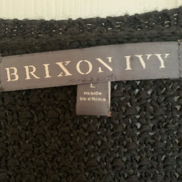 Brixton Ivy Darla Asymmetric Lace Hem Sweater - Picture 5 of 6